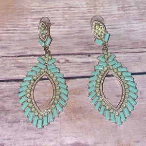 Mint Green Dangling Statement Earring *FREE w purchase*